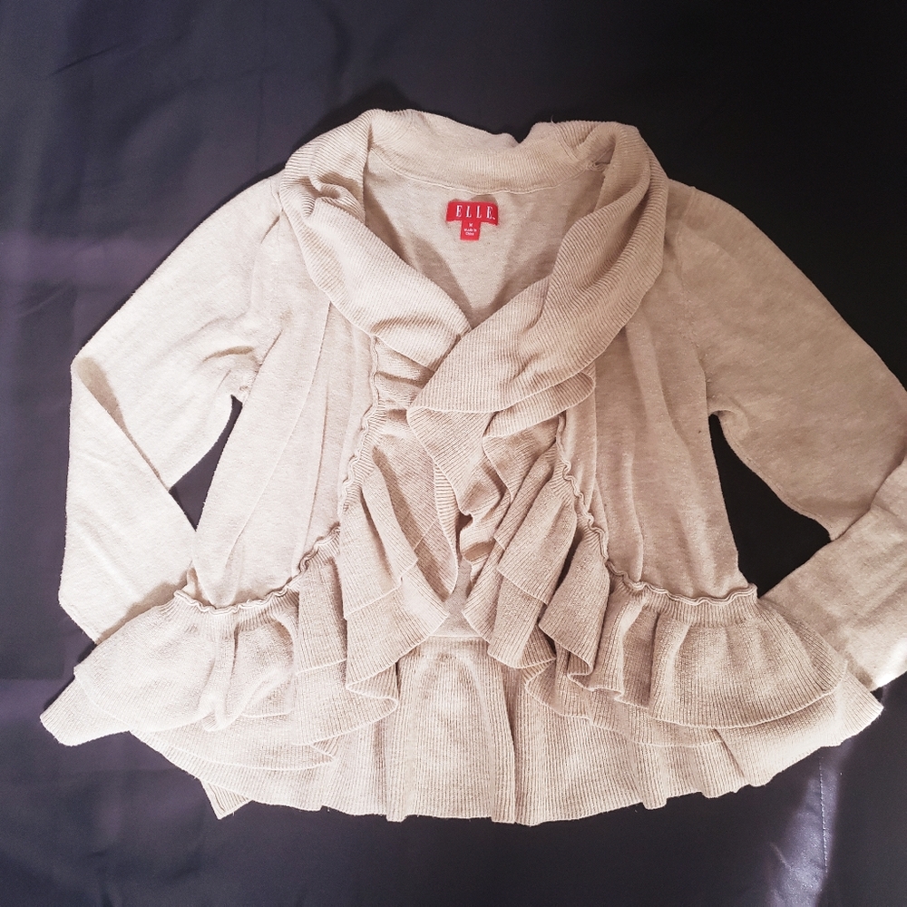 Ruffle Cardigan